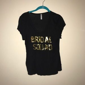 "Bridal Squad" t- shirt from Davids Bridal